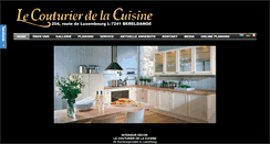 Desktop Screenshot of lecouturierdelacuisine.lu